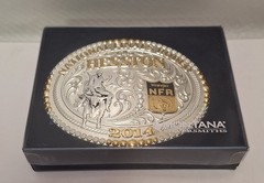 Montana Silversmiths Wrangler NFR Hesston 2014 Belt Buckle Limited Collectors