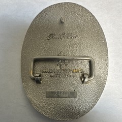 Western Chianina Bull 24KGP Men&rsquo;s Belt Buckle 1st edition Award Design Medals