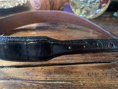Old Pawn James Reid Style Sterling Silver Belt Buckle Nu 🐊27-29-1.5”-1” ✅‼️