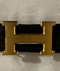Hermes Constance H-BeltCrocoporosus