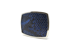 Python Snake Belt Buckle, Exotic Belt Buckle, ( 1.5 ») Removable Western Buckle