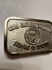 416 Engineer Command Serving Building Army Reserve USA Vintage Belt Buckle