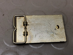 Vintage John Deere Belt Buckle Leadership You Can Count On Metal Tile