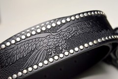GRIM REAPER MEMENTO MORI BLACK SKULL BELT BUCKLE