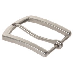 1 1/2&Prime; (38 mm) Nickel Free Single Prong Rectangular Belt Buckle