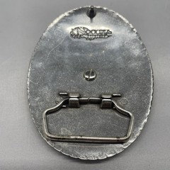 M&F Western Nocona Silver Star & Filigree Swirl Oval Belt Buckle
