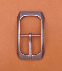 Arch Solid Rectangular Antique Silver Center Bar Pin Belt Buckle Fit 32mm Strap