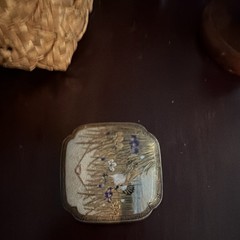 Men&rsquo;s Metal Plate Belt Buckle Etched Floral Bird Nature Gold Silver Purple