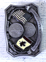 1991 Arrowhead Gemcraft Limited Edition Nations of Peace and Honor Belt Buckle
