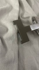 H 38-40mm 1.5` Belt Buckle Silver Tone H Replacement Buckle