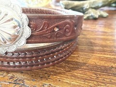 Navajo James Reid style Sterling Silver Turquoise Belt Buckle Set40-42-1.25🐂✅