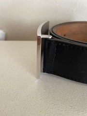 Louis Vuitton Metal Buckle Belt Travel Requisite design Used From Japan