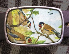 Bird Vintage Inspired Art Gift Beautiful Birds Belt Buckle
