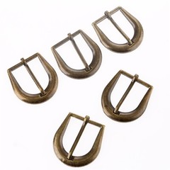 5x Durable Belt Buckle Strap Lot Leathercraft Retro Bronze Antique Vintage Style
