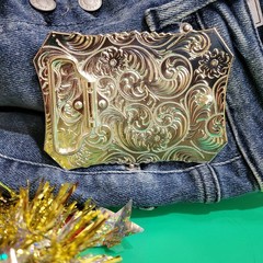 Jesus Malverde Western Belt Buckle Handcrafted Zinc Alloy Accessory For Men