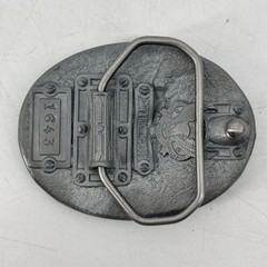Great American Belt Buckle Jumping Deer Forest Woods Hunting