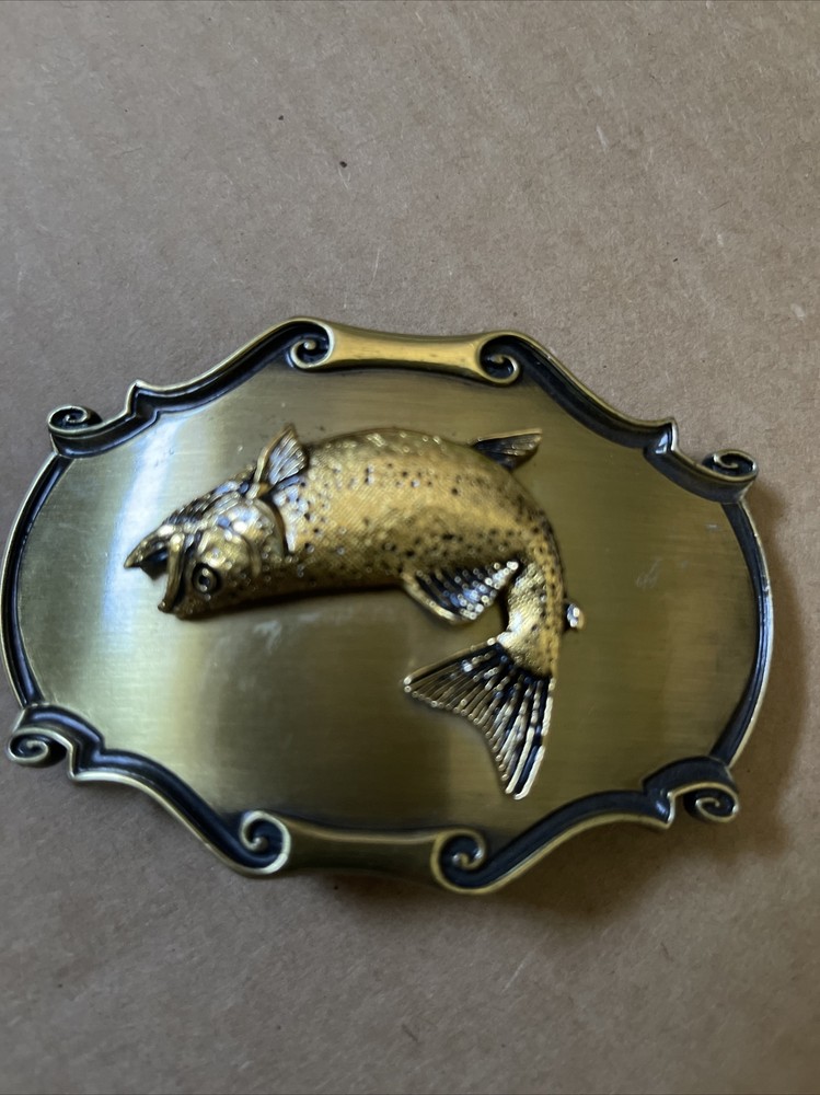 Vintage Raintree Fisherman&rsquo;s Men’s Belt Buckle. Never Worn!