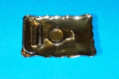 Belt Buckle Train Steam Locomotive 3 1/4&Prime; x 2&Prime; Very Nice Used