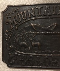 Men&rsquo;s Belt Buckle Colorado ROCKY MOUNTAIN HIGH Solid Metal Deer Wildlife NEW