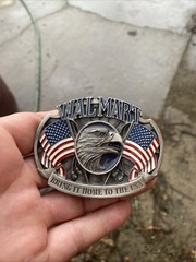 Wal-Mart belt buckle Bring it Home to the USA Limited Edition