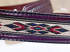Men&rsquo;s Handmade Western Embroidered Silver Tone Conch Belt Fancy Designs Size 44