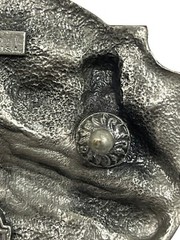 HARLEY DAVIDSON Belt Buckle 1986 D-40 Siskiyou USA Pewter The Pride is Back