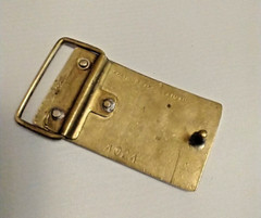 Vintage Ka-bar Knives Solid Brass Belt Buckle Vintage Unique Rare