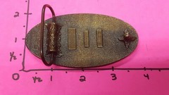 VINTAGE OVAL ESCO USA looks like original w/ware BRASS Belt Buckle Rare