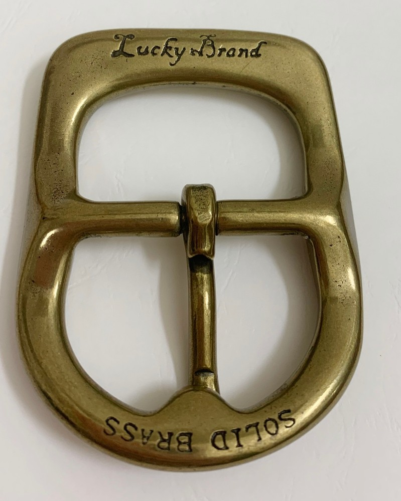 Lucky Brand Heavy Solid Brass Replacement Belt Buckle