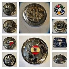 SPINNERS AND BOTTLE OPENER BELT BUCKLE