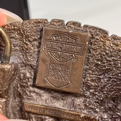 Harley-Davidson Vintage Eagle Buckle, Made in USA 1989 HARMONY 80303 B-33