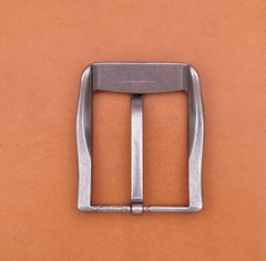 40mm Antique Silver Casual Men Pin Waist Leather Single Prong Clips Belt Buckle