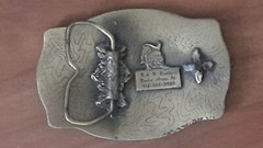 Going Great Getty Truck Stop George Lindsey Belt Buckle, NEW! Collectible