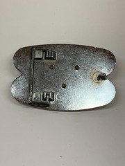 Vintage Belt Buckle Texas Longhorn Steer Silver and Gold Tone