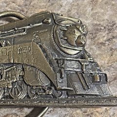 1984 SOUTHERN PACIFIC Train Brass Belt Buckle