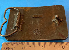 Vintage Stetson Hat Style Cowboys Make Good Lovers Belt Buckle Rodeo Roping