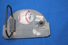 MLB Pewter Belt Buckle Colorado Rockies Baseball