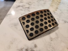 Foster Weld Belt Buckle Unique Modern Industrial Artisan Metal 2007