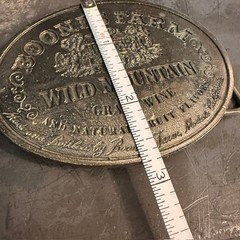Vintage Boone&rsquo;s Farm Wild Mountain Grape Wine Advertising Belt Buckle 1970s