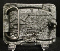 Rocky Mountain Brake Rock Drill Truck 2013 Pewter Belt Buckle Casper WY Elko NV
