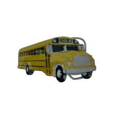 Great American Buckle Belt Buckle Yellow Enamel School Bus Transport