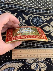 Western Buckle Gold Silver Red Longhorn Bull Cowboy Fit 2 » Hebillas Vaqueras
