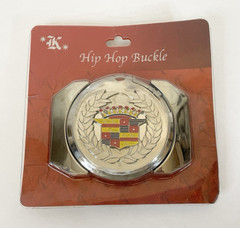 Men&rsquo;s NEW CADILLAC Symbol Belt Buckle Only Vintage 70&rsquo;s Metal Silver Heavy
