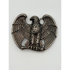 Vintage Avon Silver Tone Eagle Belt Buckle Patriotic Americana Western Biker