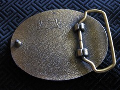 Vintage JOHN WAYNE Metal Belt Buckle American Cowboy Actor