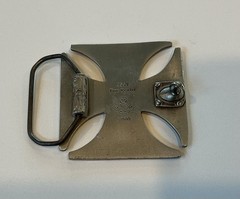 IRON CROSS BELT BUCKLE maltese cross chopper motorcycle outlaw biker buckle