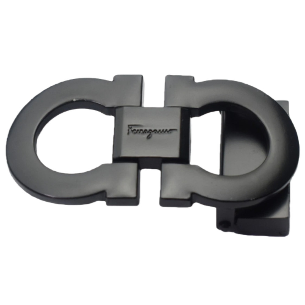 Dark Silver Ferragamo Classic Gancici Belt Buckle For 34-35mm leather strap