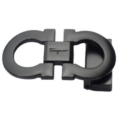 Dark Silver Ferragamo Classic Gancici Belt Buckle For 34-35mm leather strap