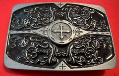 Belt Buckle unisex Cross