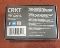 CRKT 5270BELT Tighecoon Belt Buckle Brian Tighe Design Embossed Aluminum Alloy